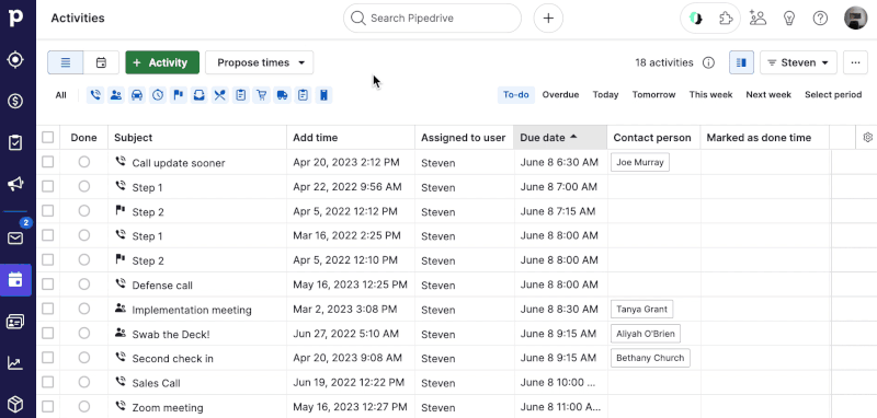 Manage appointment times