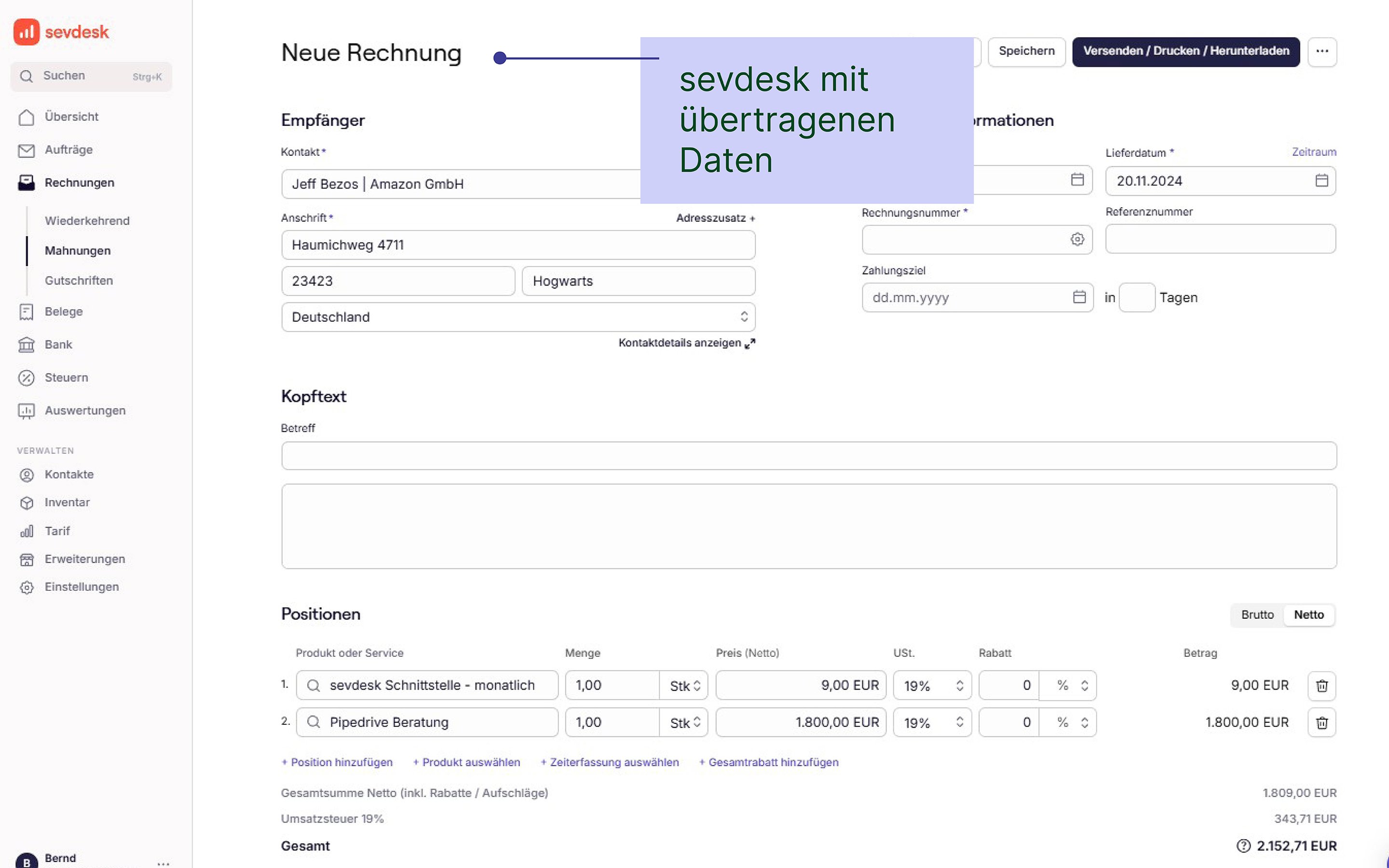 App screenshot
