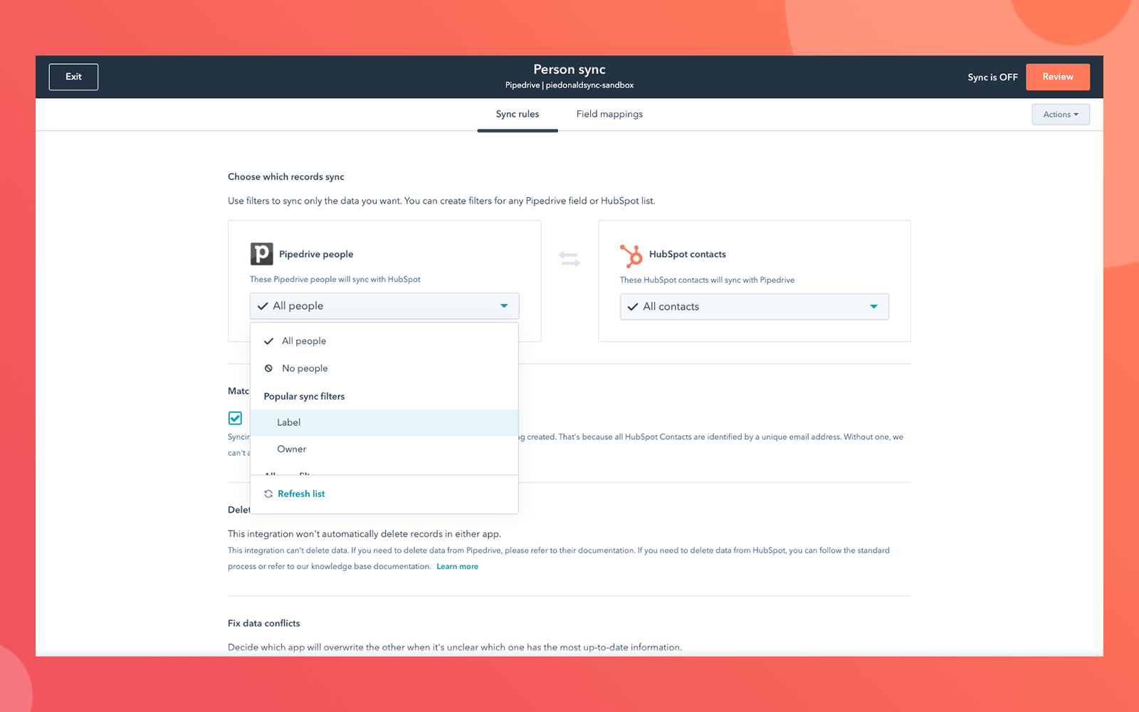App screenshot
