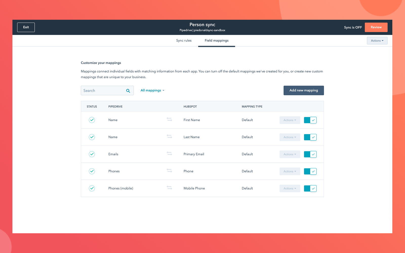 App screenshot