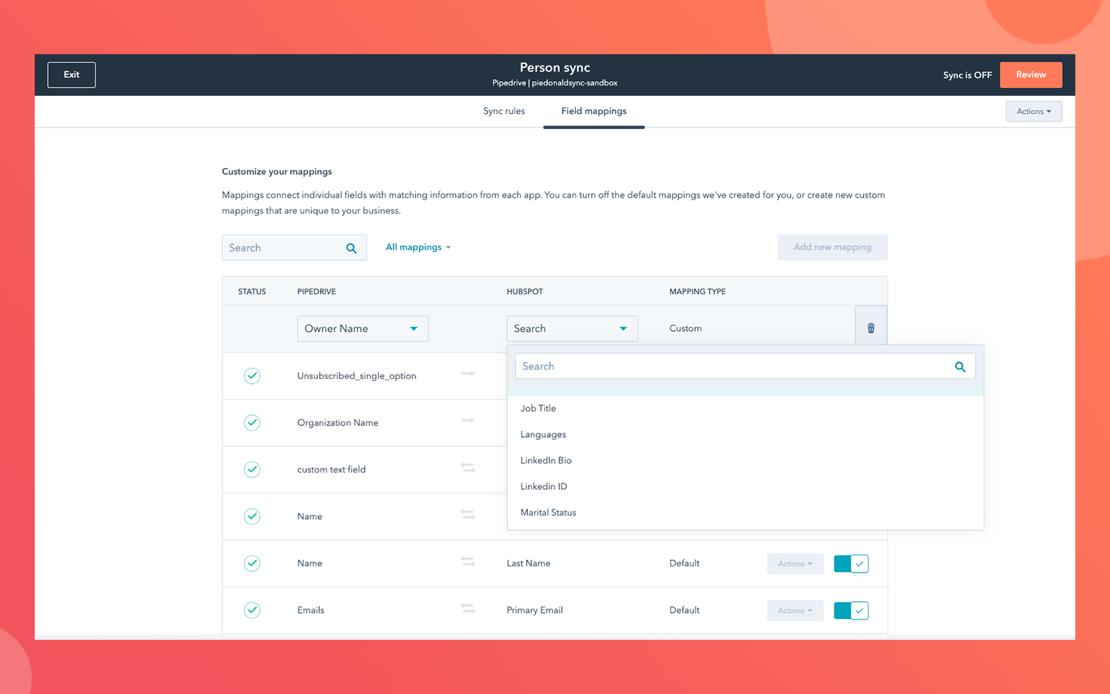 App screenshot
