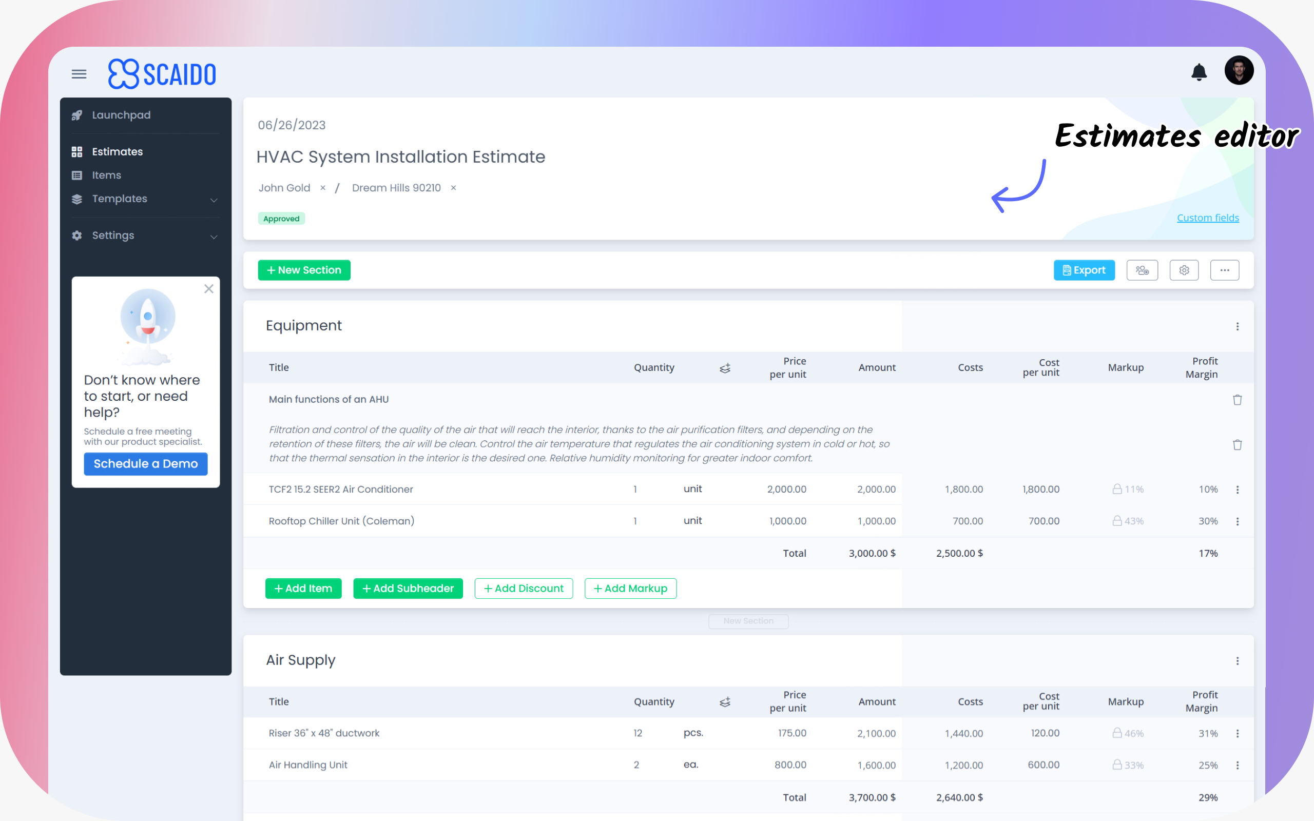App screenshot