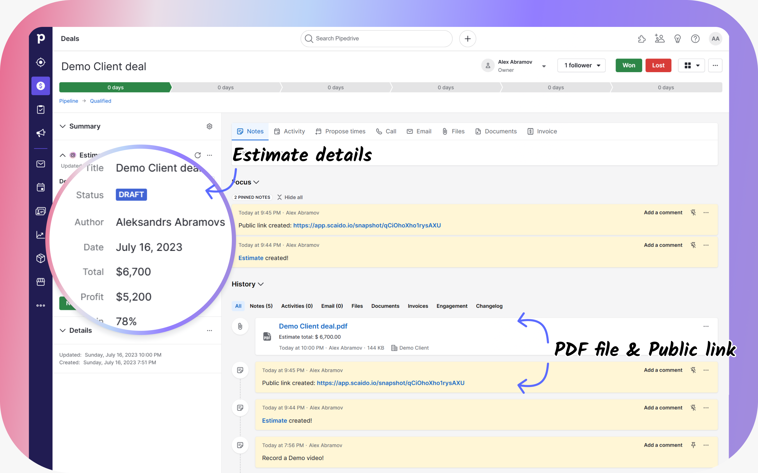App screenshot