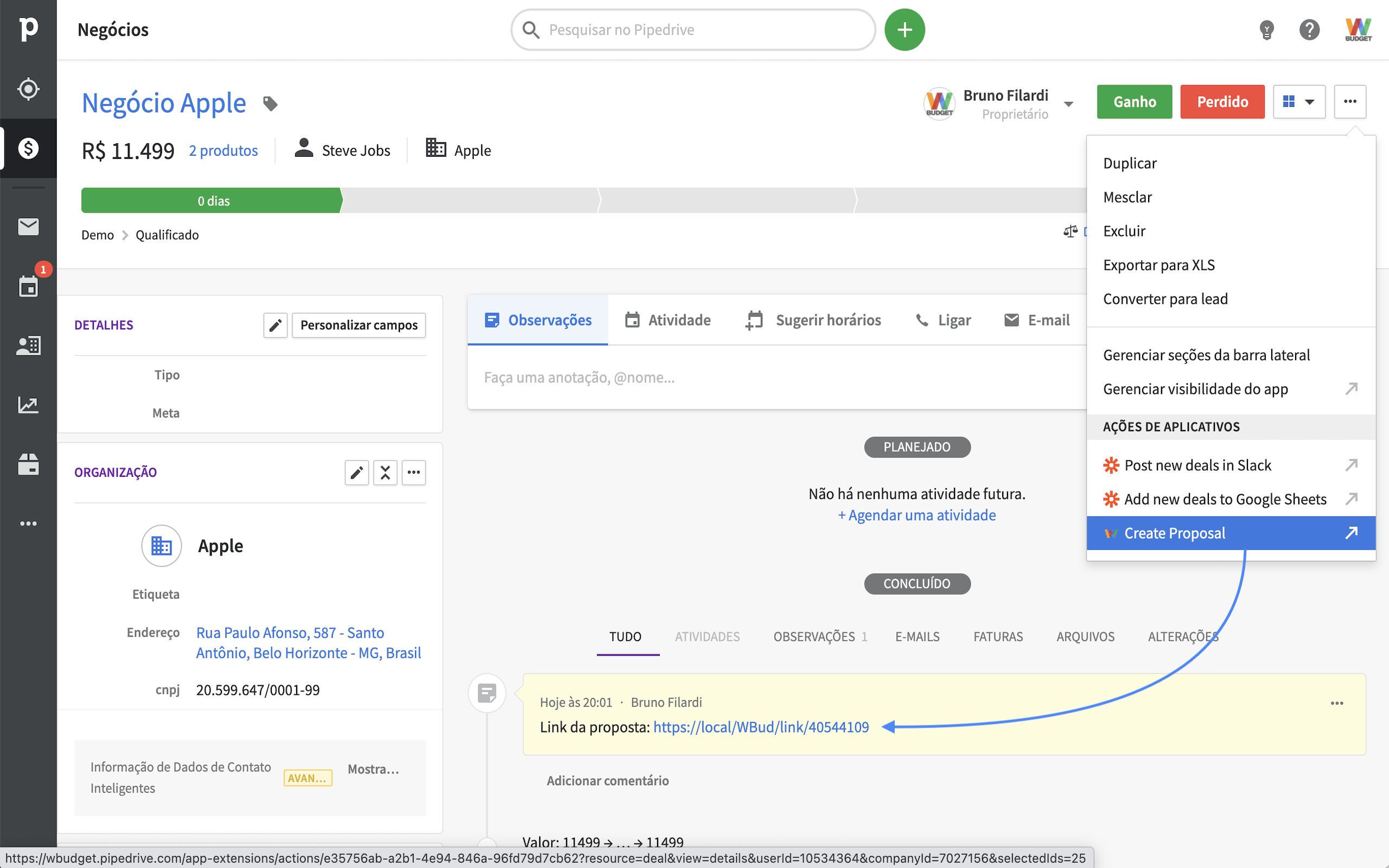 App screenshot