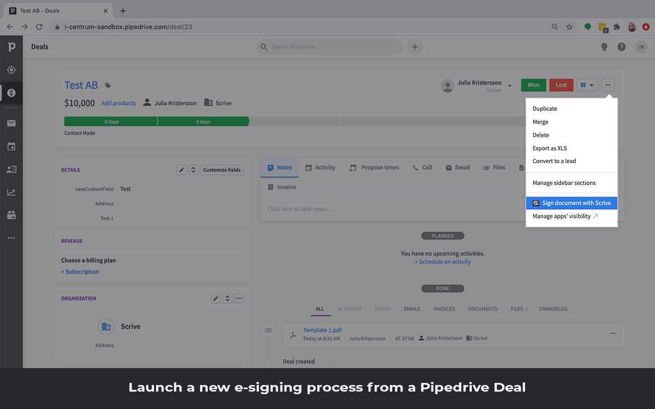 App screenshot