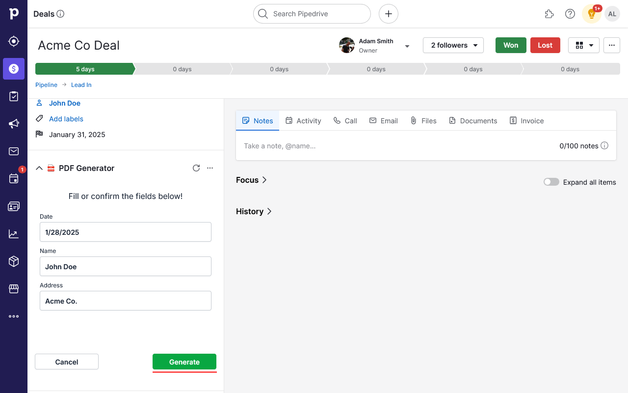 App screenshot