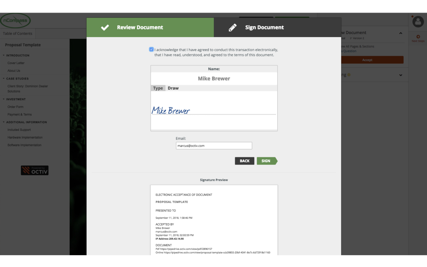 App screenshot