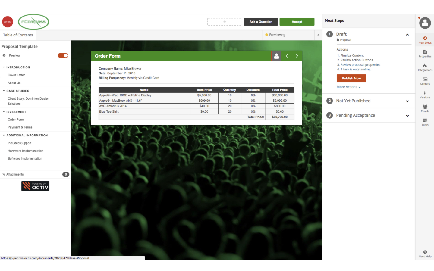 App screenshot