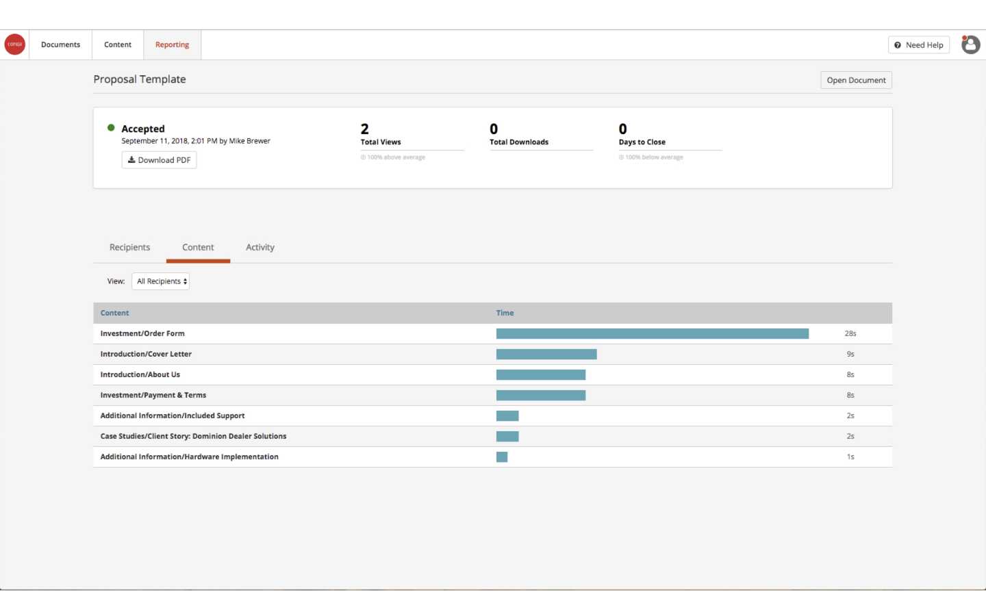 App screenshot