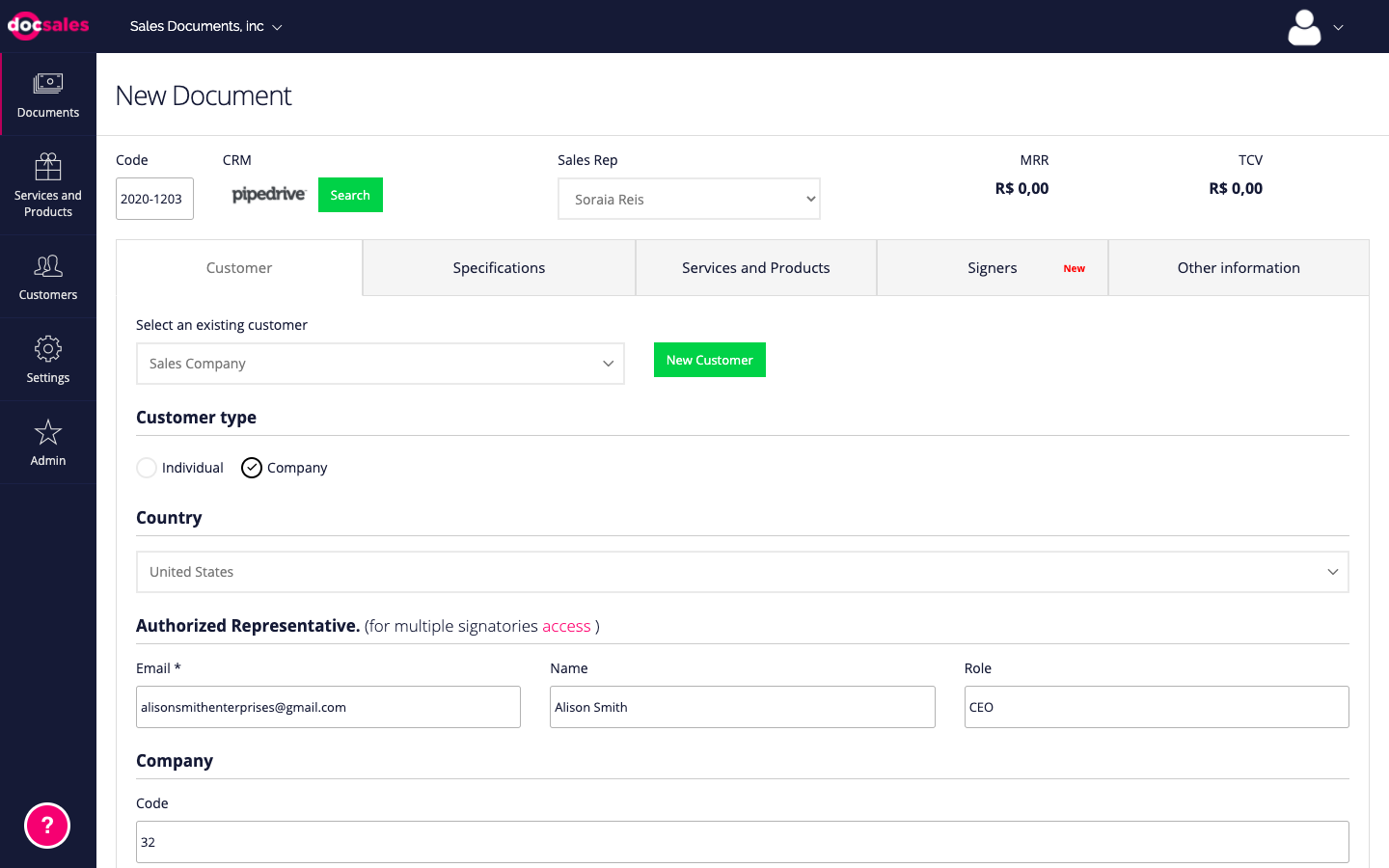 App screenshot