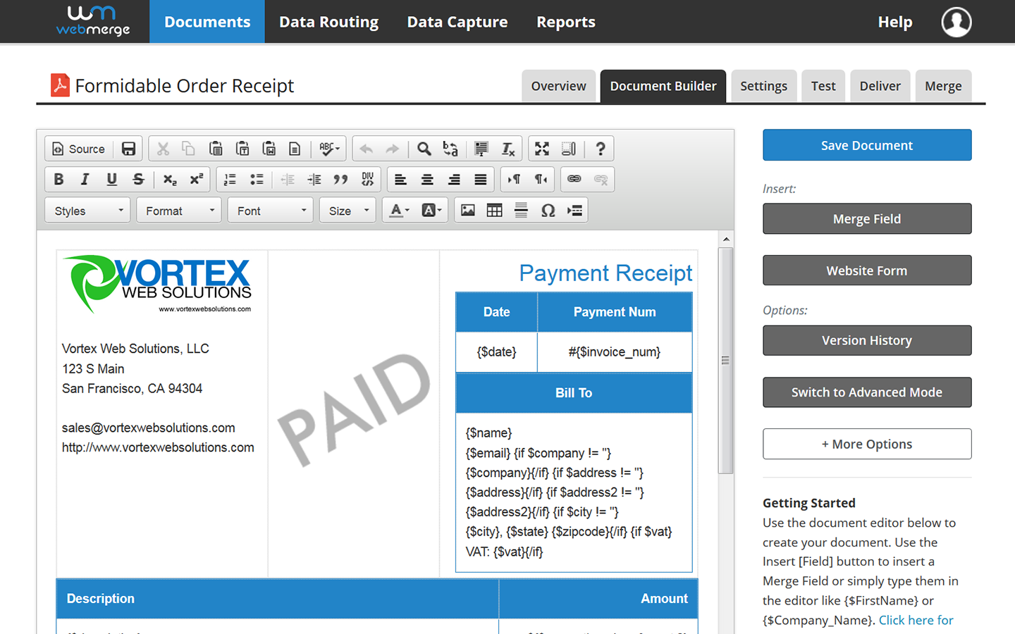 App screenshot