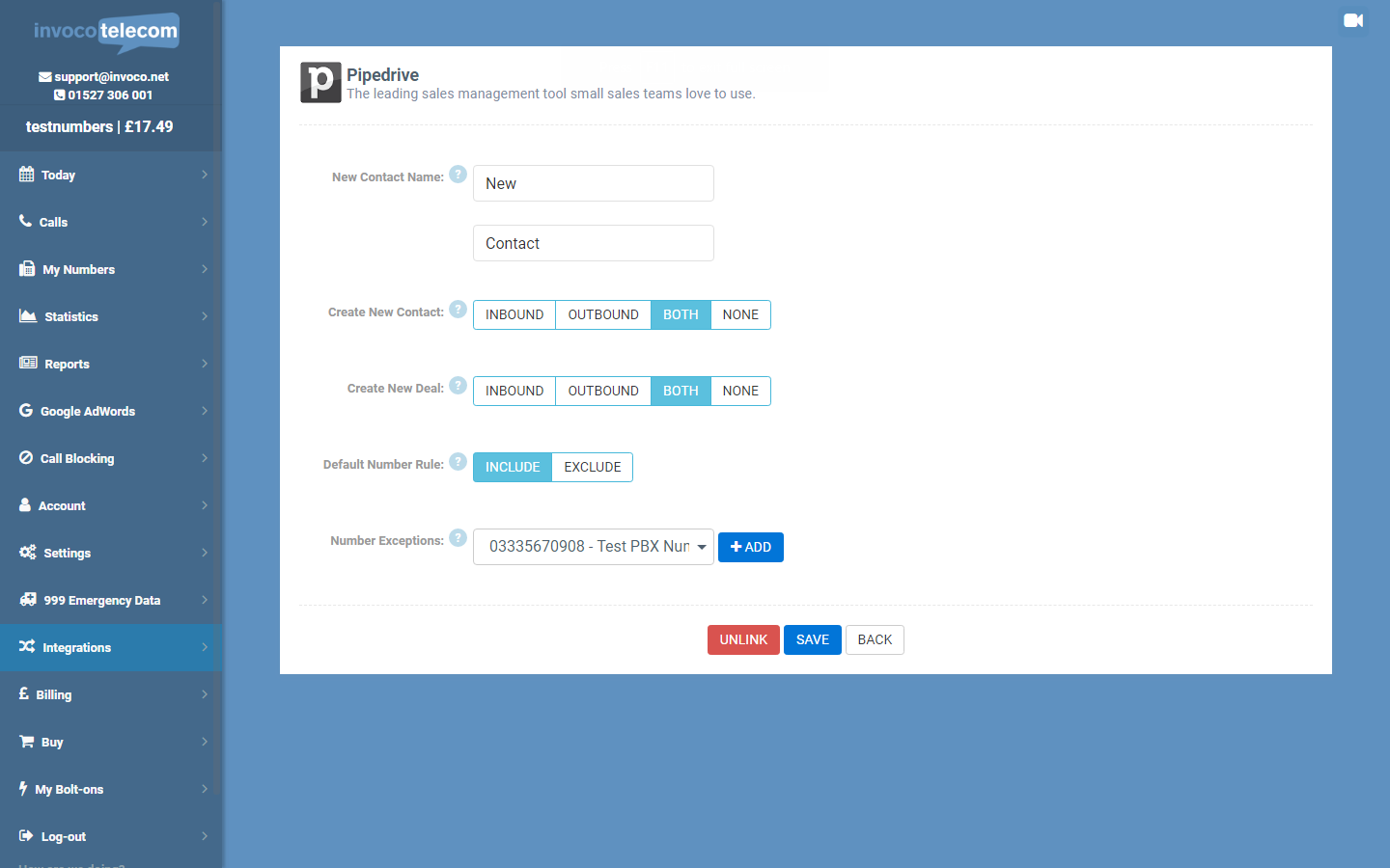 App screenshot