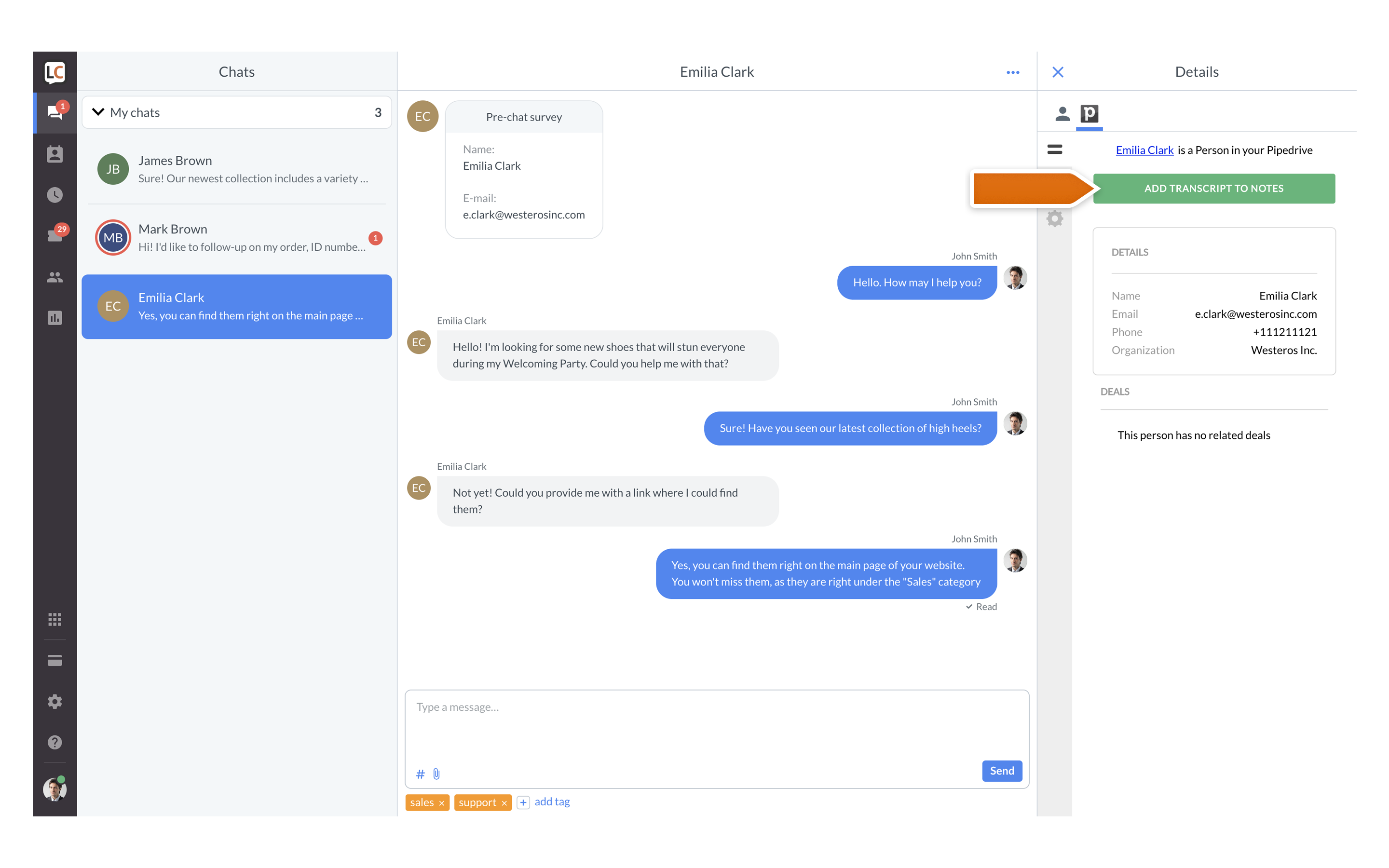 App screenshot