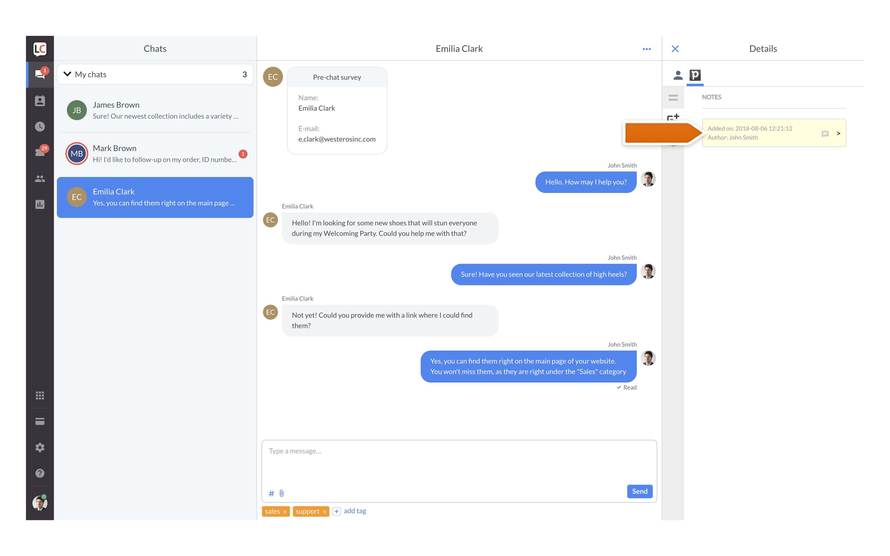 App screenshot