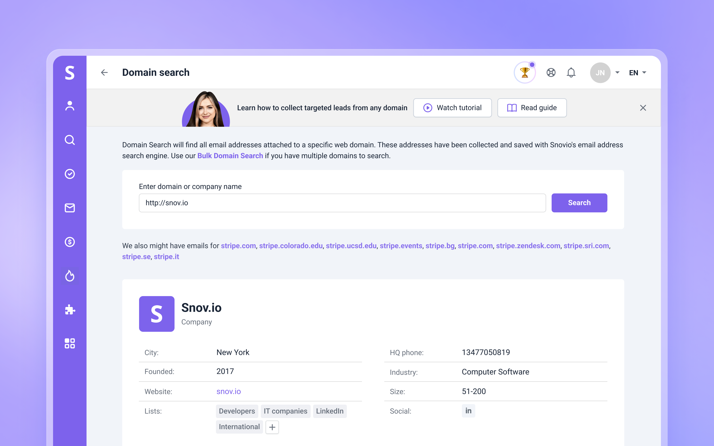App screenshot