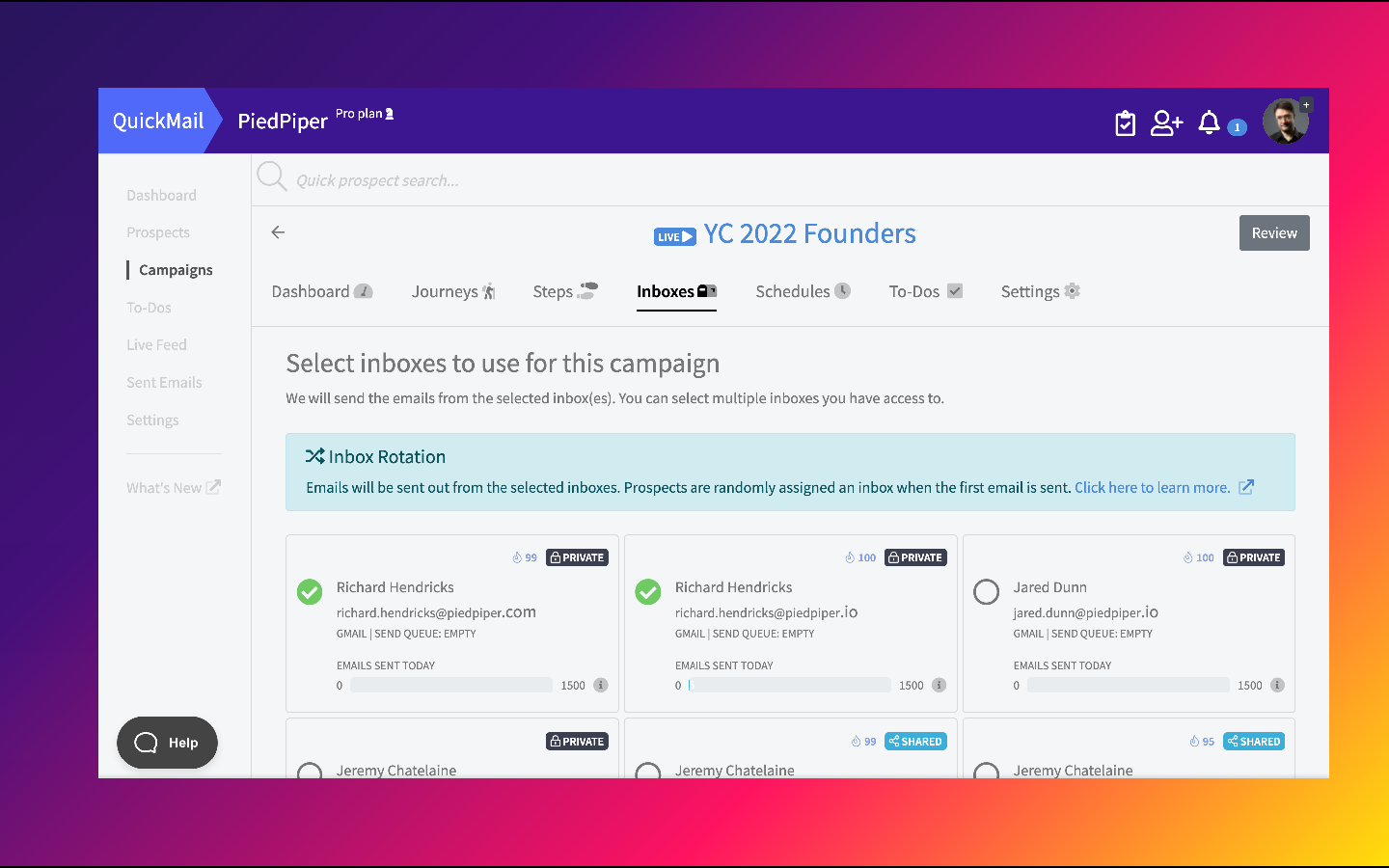 App screenshot