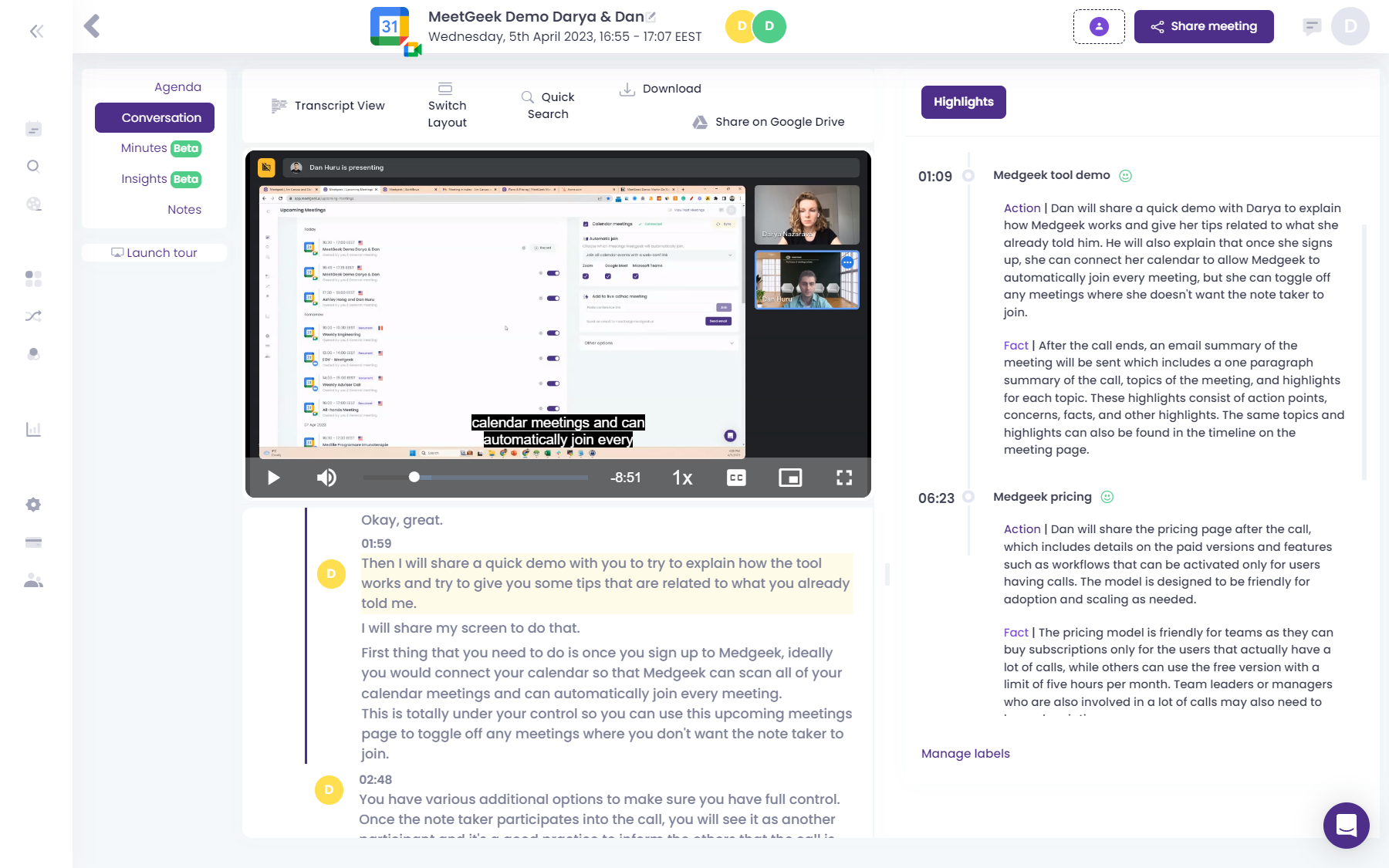 App screenshot