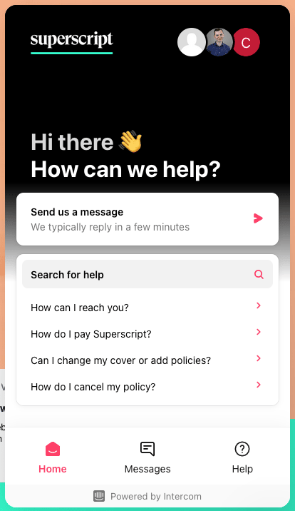 SuperScript Customer Experience Chatbot